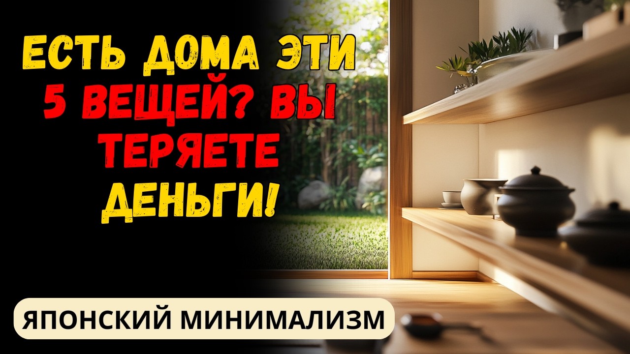 ЭТИ 5 ПРЕДМЕТОВ ЗАСТАВЛЯЮТ ВАС ТРАТИТЬ БОЛЬШЕ | МИНИМАЛИЗМ