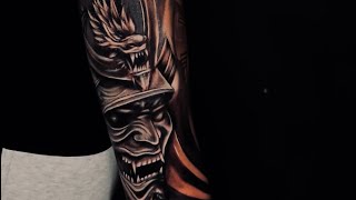 jepanesse warrior tattoo on arm