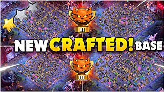 UPDATED only 1 star Th18 OP war and Cwl Base with Link |Th18 New crafted Defense Lava launcher base screenshot 3