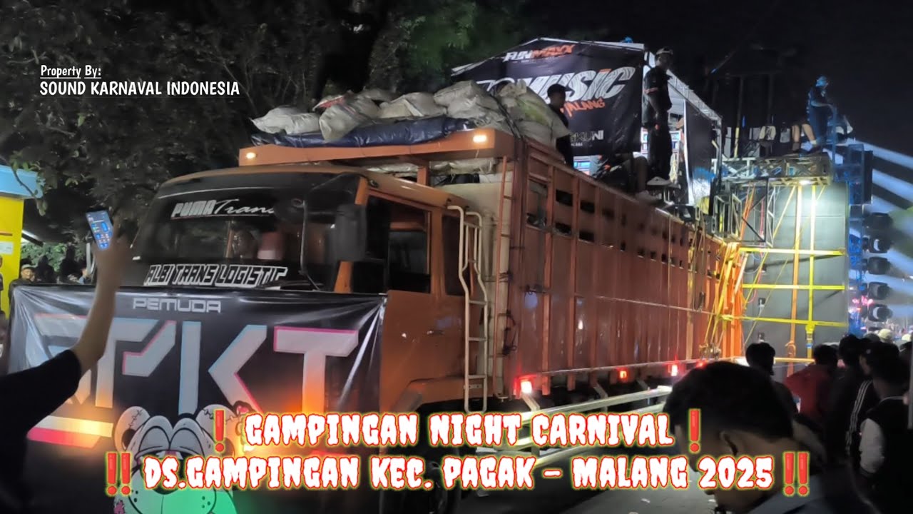 AS MUSIC AUDIO‼️GAMPINGAN NIGHT CARNIVAL‼️DS. GAMPINGAN KEC. PAGAK - MALANG‼️@soundkarnavalindonesia