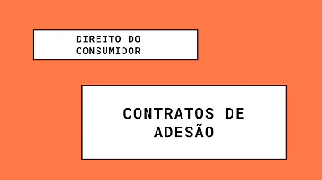 Como deve ser redigido o contrato de adesão?
