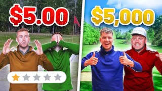 $5,000 vs $5 Golf Course