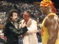 Brother love show with hulk hogan  jimmy hart at summerslam fever 1990