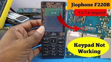 Jiophone F220B 3 4 7 # keypad Not Working // By Thanks Mobile
