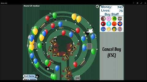 Spike-O-Pult Towers Only With No Lives Lost (Track 7, Medium, Bloons Tower Defense 3 Challenge)