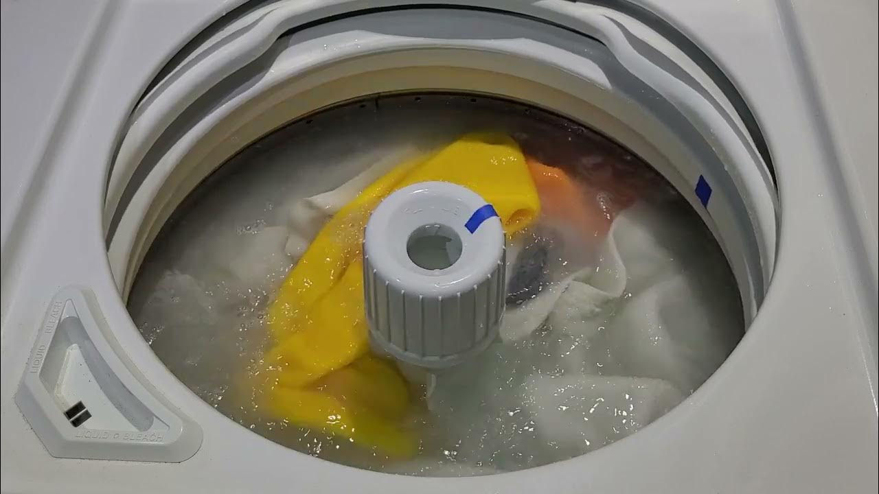 Speed Queen washer, washing 8 large towels and some small towels