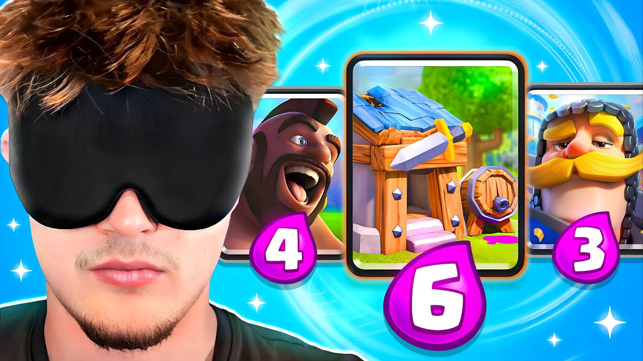Clash Royale, но я собираю колоду ВСЛЕПЫ