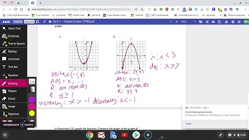 8.1 video graphing f(x)= ax^2