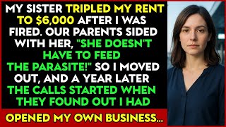 My Sister Tripled My Rent To $6,000 After I Was Fired. Our Parents Sided With Her. So I Moved Out...