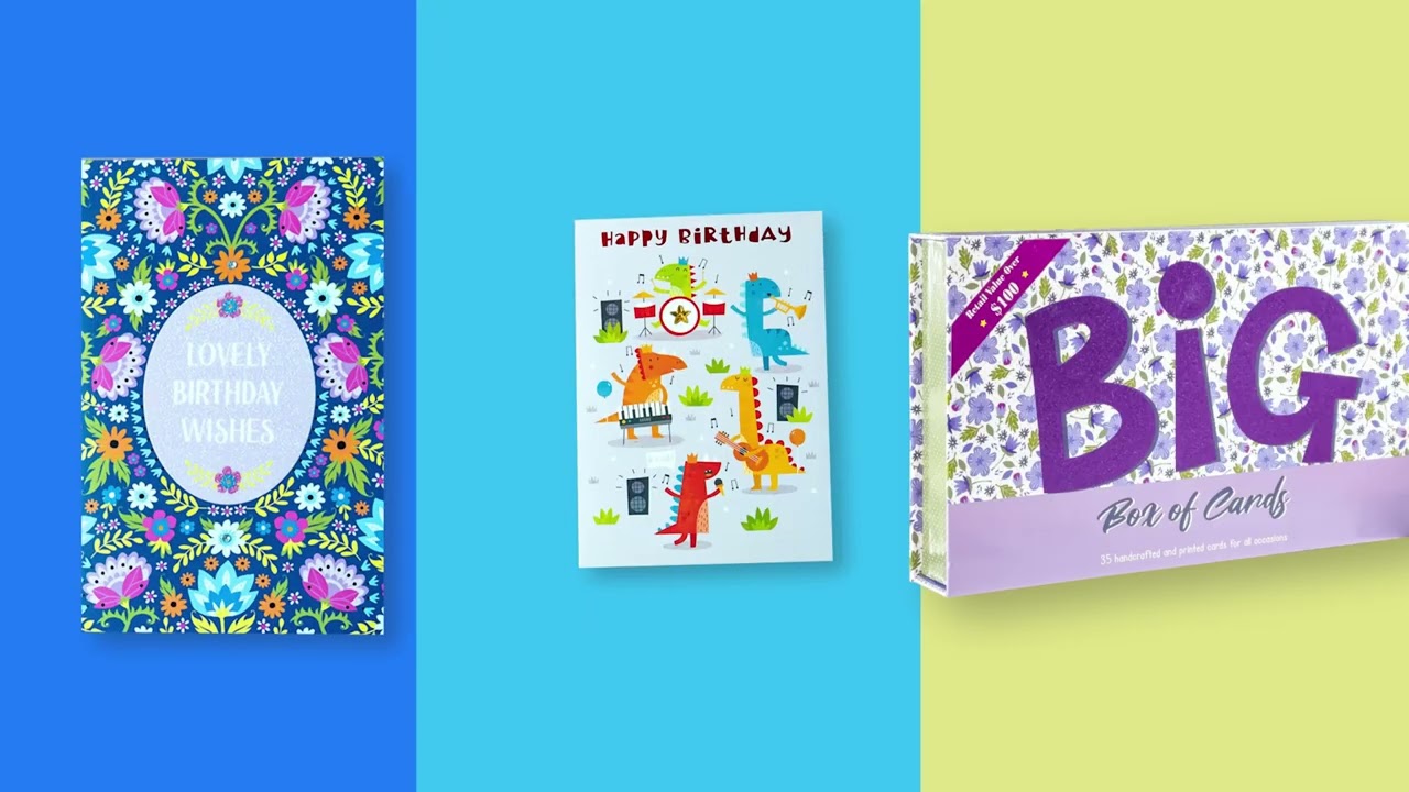 Big Box Product Video - 35 cards for $35!