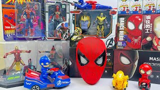 Marvel Spider Man toys unboxing, Spider Man and his magical friends, ASMR toys