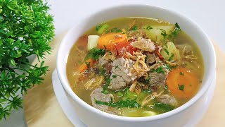 SOP DAGING SAPI ENAK BANGET | Sup Daging Sapi