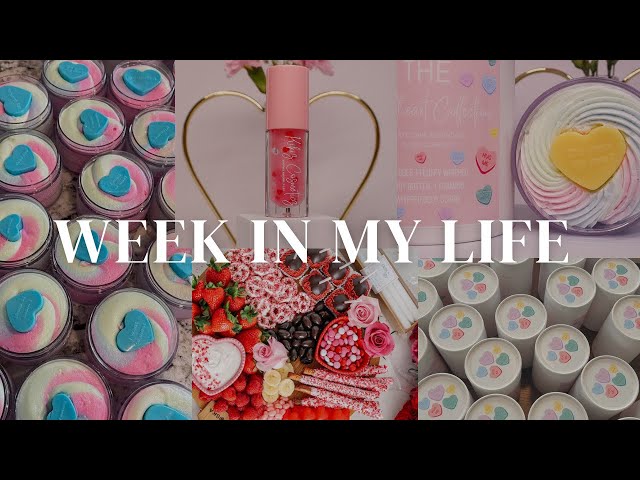 A WEEK in my life as a small business owner! Valentine’s day launch ~ class=
