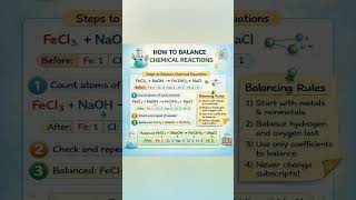 Balancing chemical reaction 😍😍#viral #neet #shorts #science #study #chemistry