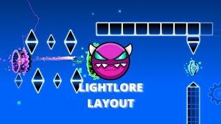 Geometry Dash Layout (LightLore) Medium demon