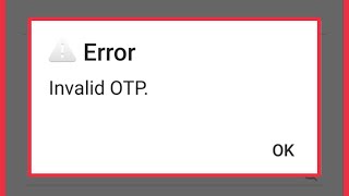 IRCTC Rail Connect App Fix Invalid OTP Problem Solve screenshot 5