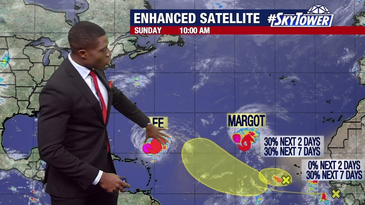 Tropics stay busy at peak of hurricane season - YouTube