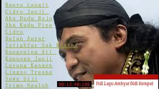 1 Jam Full Lagu  Paling Ambyar Didi Kempot