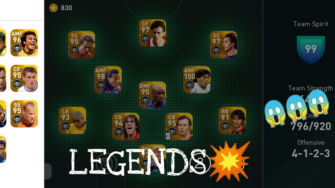 MY PES2020 LEGEND SQUAD BUILDING⚡|4400+ TEAM STRENGTH😍|LEGENDARY GAMER