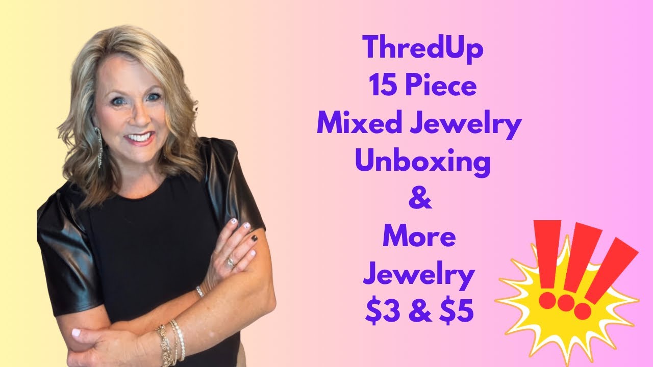 ThredUp 15 Piece Mixed Jewelry Unboxing & More Jewelry!!! 