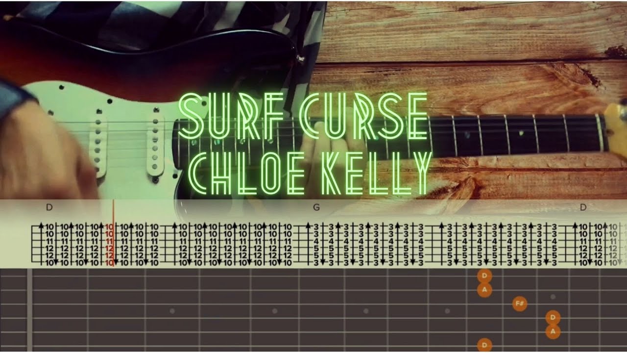 Surf Curse Chloe Kelly / Guitar Tutorial / Tabs + Chords Acordes