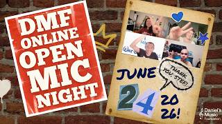 DMF Online Open Mic Night on June 24, 2026