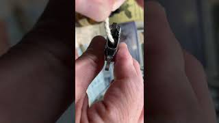 Installing A New Copper Woven Zippo Type Wick In A Vintage Rogers WINDPROOF Petrol Lighter ✌️