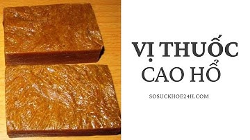 VỊ THUỐC CAO HỔ - Tăng Sức Mạnh Gân Cốt