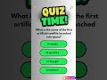 Which Artificial Satellite Launched in Space #quiztime #usaquiz #quiz #usafacts