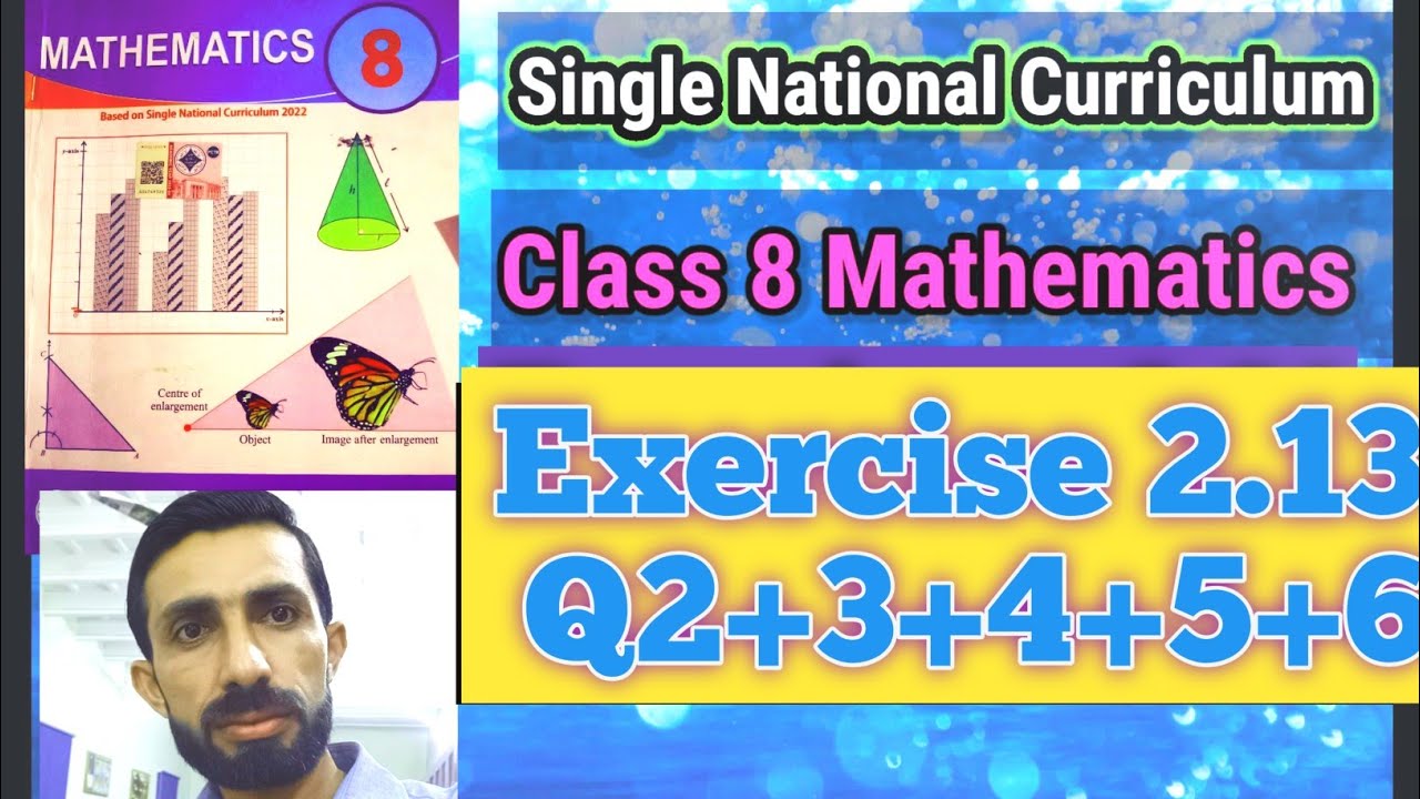 SNC New Book Mathematics Class 8 Exercise 2.13 Q 2 +3+4+5+6 Solution by ...