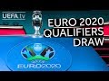 Watch the UEFA EURO 2020 Qualifiers Draw