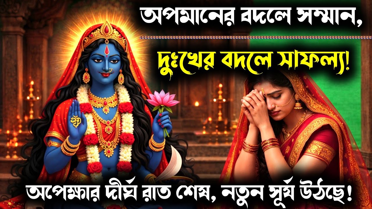 ১১১১ 🕉️ মা কালী বলছেন — অপেক্ষার শেষ! তোমার ভাগ্য এখনই উল্টে যাচ্ছে | Divine Message