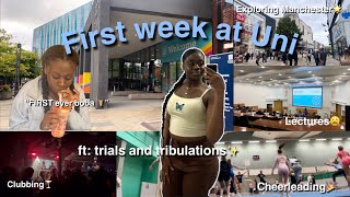 My FIRST WEEK at UNI ft: Lectures, cheerleading, clubbing, trials, tribulations & stress✨(MMU)