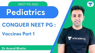 Conquer NEET PG 2022: Vaccines Part 1 | Pediatric | Let's Crack NEET PG | Dr.Anand Bhatia