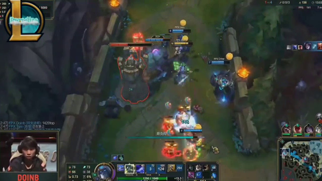 Pro View #2 Ryze in the hands of FPX Doinb game 2 world finals - YouTube