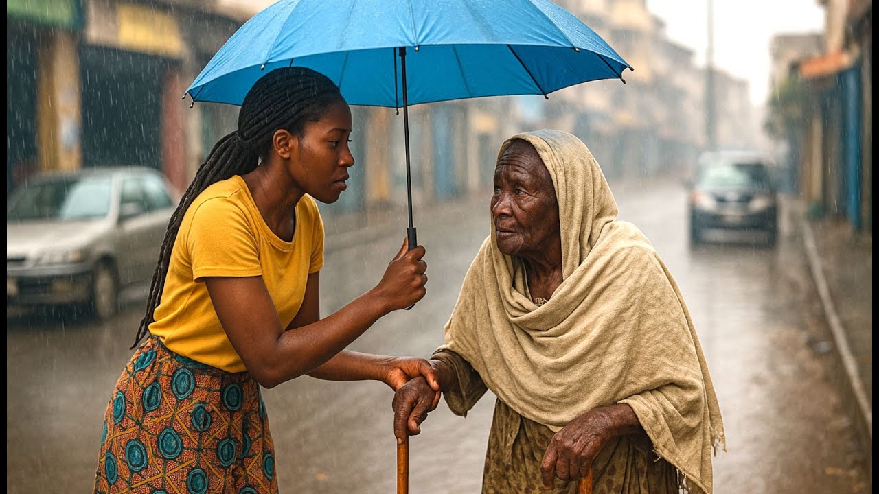 Elle aide une vieille dame dans la rue… sans savoir que c’était la Mère de  son Patron !
