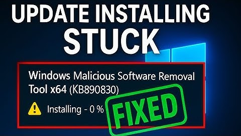 Windows update stuck? Quick fixes for 0% and 100% in one minute