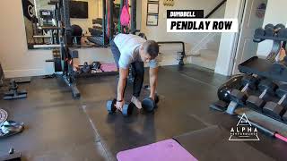 Dumbbell Pendlay Row