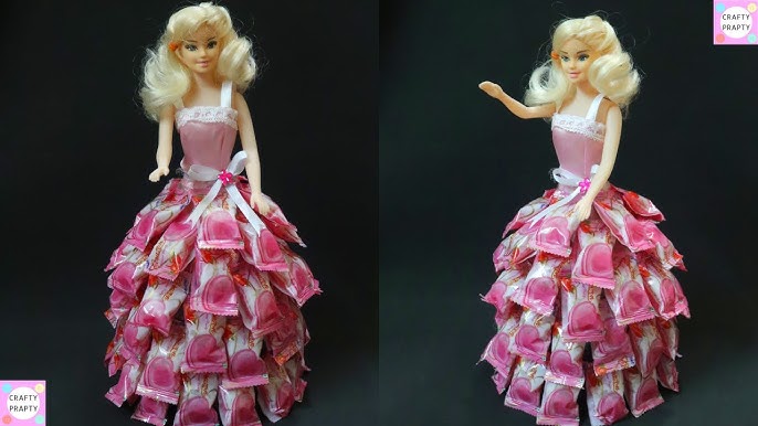 DIY Barbie Chocolates gift idea 🤩💖 #shorts #art #tutorial #diy #crafts # craft #artist #barbie #gift 