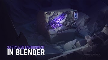 QUICK 3D STYLIZED High Poly ILLUSTRATION in Blender 3.5 | 3D Sculpting and Rendering in Blender 3D