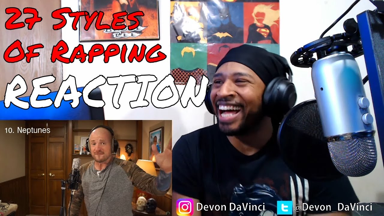 Reaction Pic Rapping 27 Styles of Rapping REACTION | DaVinci REACTS - YouTube