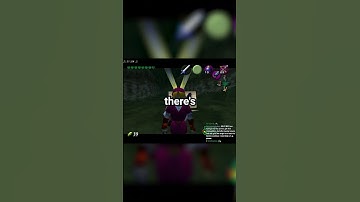 The secret hookshot target  #randomizer #zelda #ocarinaoftime