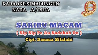 KARAOKE SIP SIP PE AU SADOKAH ON ( SARIBU MACAM ) JHON ELYAMAN SARAGIH NADA COWOK