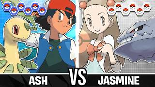 Ash vs Jasmine - Pokemon Battle