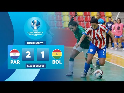 PARAGUAY 2-1 BOLIVIA | Highlights | CONMEBOL Copa América Futsal Femenina 2025™