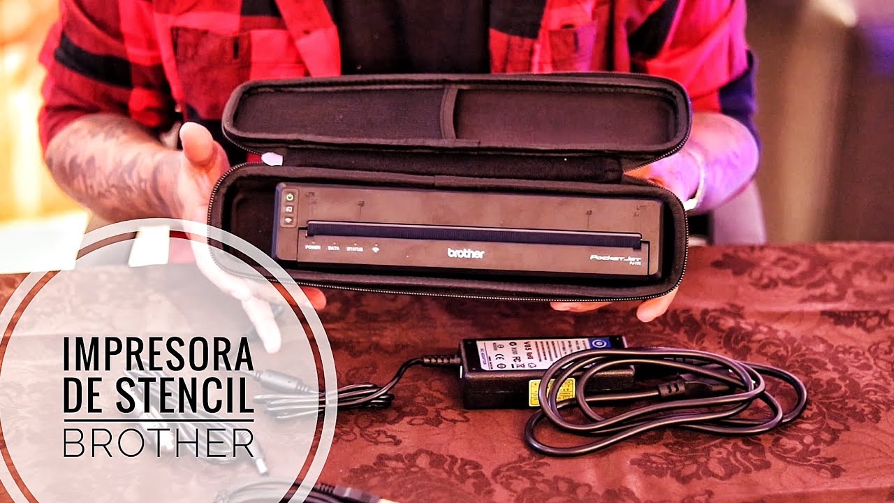 TUTORIAL INTENSIVO IMPRESORA TÉRMICA “BROTHER” LA MEJOR MÁQUINA DE STENCIL  DE TATUAJES| AXEL LÓPEZ - YouTube