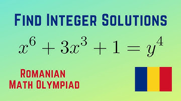 Can You Solve This Diophantine Equation? | Romanian Math Olympiad | Number Theory