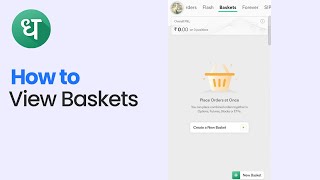 How to View Baskets on Dhan screenshot 4