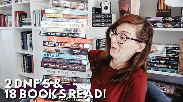 AUGUST READING WRAP UP: 18 books read & 2 DNF