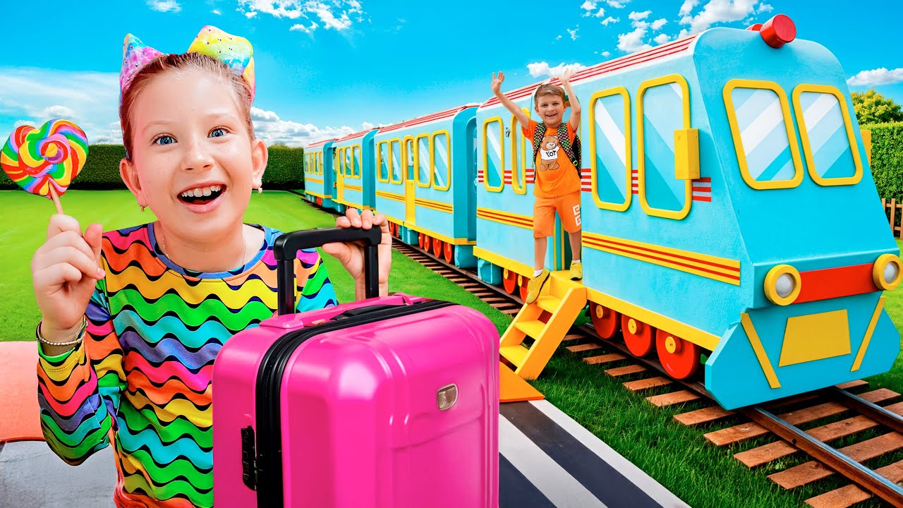 Miniatura de YouTube: Reglas de Seguridad en el Tren 🚆 | Colección de Historias para Niños